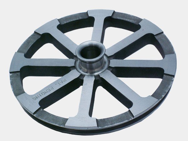 Stainless steel pulley manufactured by Hardik Industry